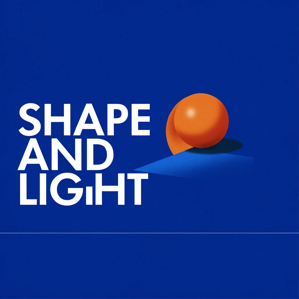 Original poster reading SHAPE AND LIGHT